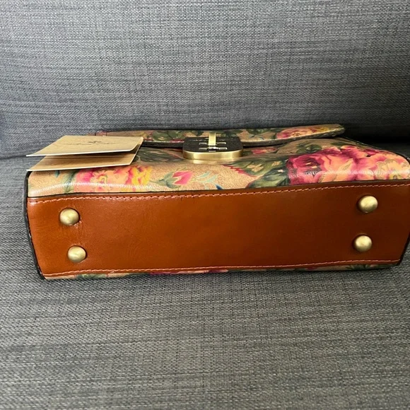 NWT PATRICIA NASH CARISBROOKE CROSSBODY SATCHEL HANDBAG LEATHER - Picture 8 of 8